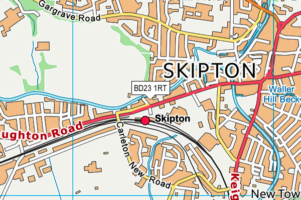 BD23 1RT map - OS VectorMap District (Ordnance Survey) BD23 1RT map - OS VectorMap District (Ordnance Survey)