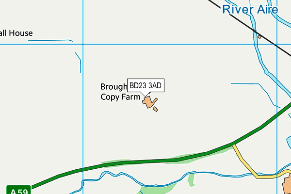 BD23 3AD map - OS VectorMap District (Ordnance Survey) BD23 3AD map - OS VectorMap District (Ordnance Survey)
