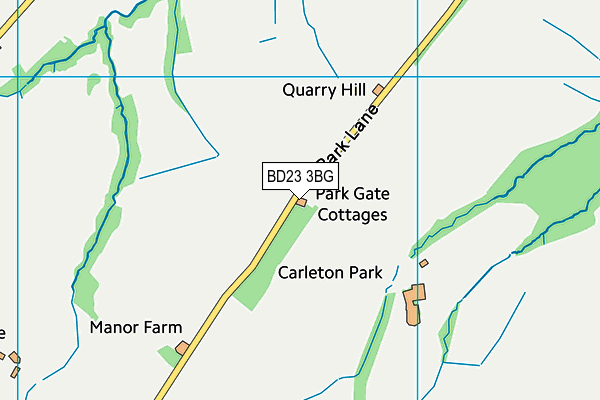 BD23 3BG map - OS VectorMap District (Ordnance Survey) BD23 3BG map - OS VectorMap District (Ordnance Survey)