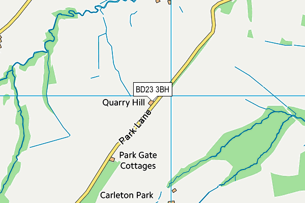 BD23 3BH map - OS VectorMap District (Ordnance Survey) BD23 3BH map - OS VectorMap District (Ordnance Survey)