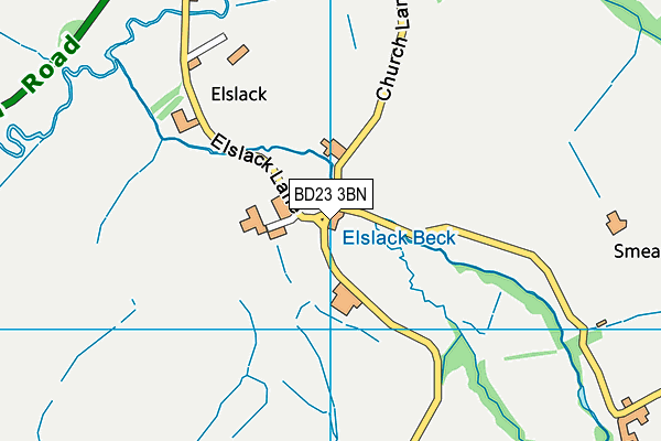 BD23 3BN map - OS VectorMap District (Ordnance Survey) BD23 3BN map - OS VectorMap District (Ordnance Survey)
