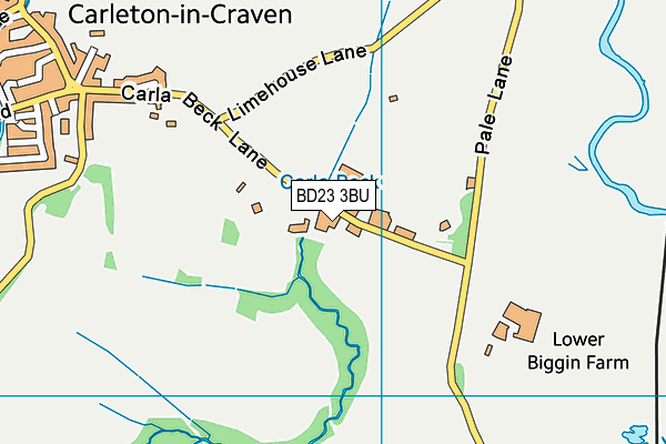 BD23 3BU map - OS VectorMap District (Ordnance Survey) BD23 3BU map - OS VectorMap District (Ordnance Survey)
