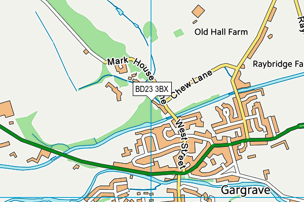 BD23 3BX map - OS VectorMap District (Ordnance Survey) BD23 3BX map - OS VectorMap District (Ordnance Survey)