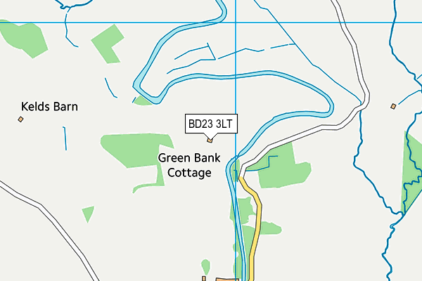 BD23 3LT map - OS VectorMap District (Ordnance Survey) BD23 3LT map - OS VectorMap District (Ordnance Survey)