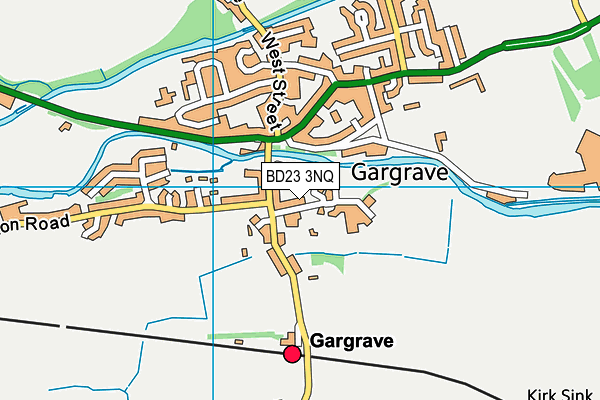 BD23 3NQ map - OS VectorMap District (Ordnance Survey) BD23 3NQ map - OS VectorMap District (Ordnance Survey)