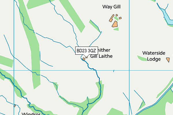 BD23 3QZ map - OS VectorMap District (Ordnance Survey) BD23 3QZ map - OS VectorMap District (Ordnance Survey)