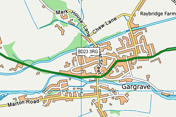 BD23 3RG map - OS VectorMap District (Ordnance Survey) BD23 3RG map - OS VectorMap District (Ordnance Survey)