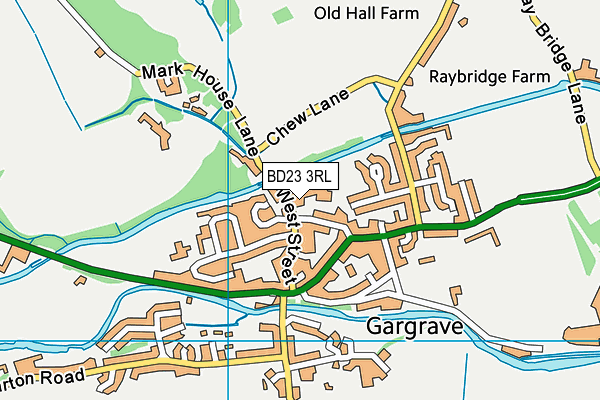 BD23 3RL map - OS VectorMap District (Ordnance Survey) BD23 3RL map - OS VectorMap District (Ordnance Survey)