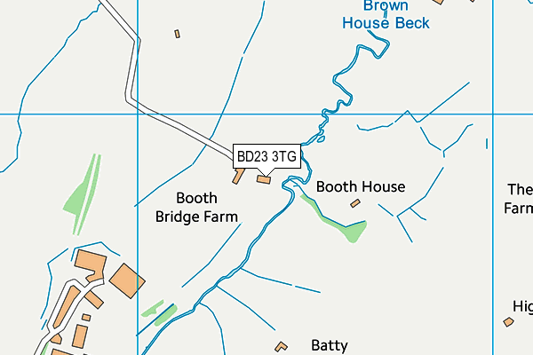 BD23 3TG map - OS VectorMap District (Ordnance Survey) BD23 3TG map - OS VectorMap District (Ordnance Survey)