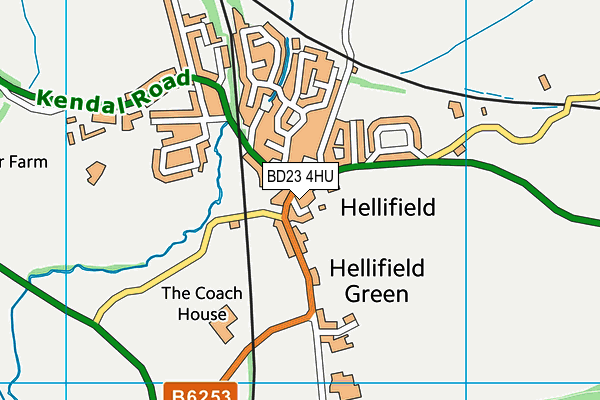 BD23 4HU map - OS VectorMap District (Ordnance Survey) BD23 4HU map - OS VectorMap District (Ordnance Survey)