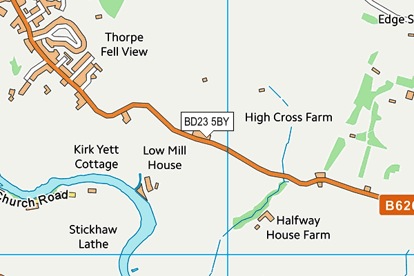 BD23 5BY map - OS VectorMap District (Ordnance Survey) BD23 5BY map - OS VectorMap District (Ordnance Survey)