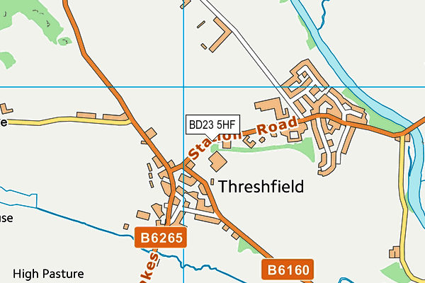 BD23 5HF map - OS VectorMap District (Ordnance Survey) BD23 5HF map - OS VectorMap District (Ordnance Survey)