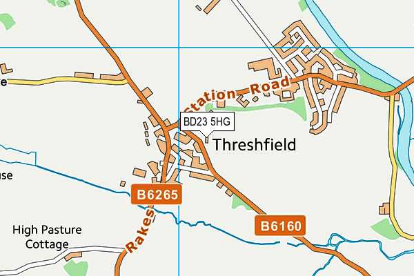 BD23 5HG map - OS VectorMap District (Ordnance Survey) BD23 5HG map - OS VectorMap District (Ordnance Survey)