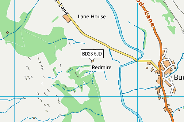 BD23 5JD map - OS VectorMap District (Ordnance Survey) BD23 5JD map - OS VectorMap District (Ordnance Survey)