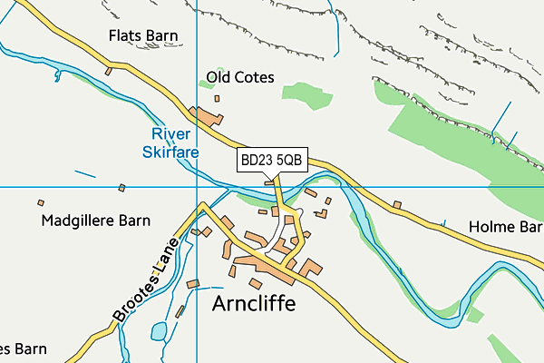 BD23 5QB map - OS VectorMap District (Ordnance Survey) BD23 5QB map - OS VectorMap District (Ordnance Survey)
