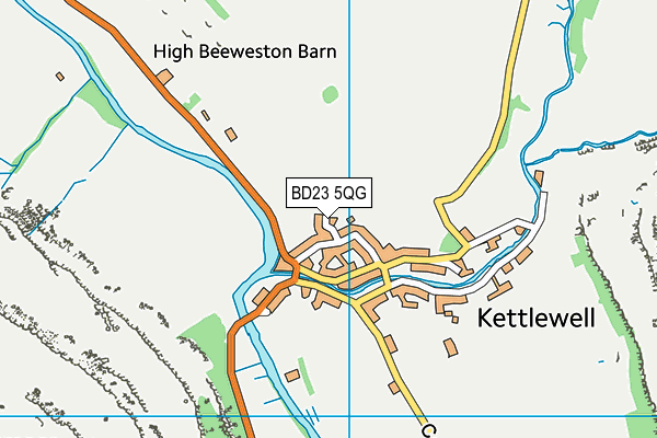 BD23 5QG map - OS VectorMap District (Ordnance Survey) BD23 5QG map - OS VectorMap District (Ordnance Survey)