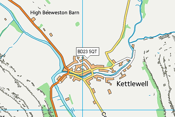 BD23 5QT map - OS VectorMap District (Ordnance Survey) BD23 5QT map - OS VectorMap District (Ordnance Survey)