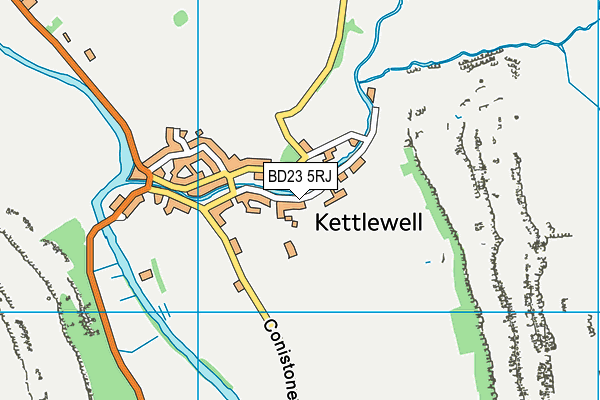BD23 5RJ map - OS VectorMap District (Ordnance Survey) BD23 5RJ map - OS VectorMap District (Ordnance Survey)