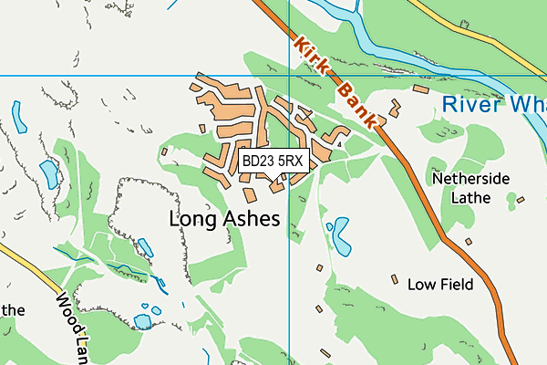 BD23 5RX map - OS VectorMap District (Ordnance Survey) BD23 5RX map - OS VectorMap District (Ordnance Survey)