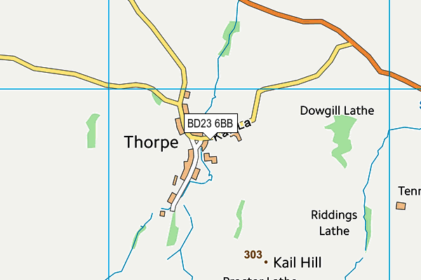 BD23 6BB map - OS VectorMap District (Ordnance Survey) BD23 6BB map - OS VectorMap District (Ordnance Survey)