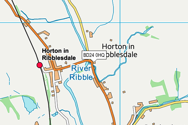 BD24 0HQ map - OS VectorMap District (Ordnance Survey) BD24 0HQ map - OS VectorMap District (Ordnance Survey)