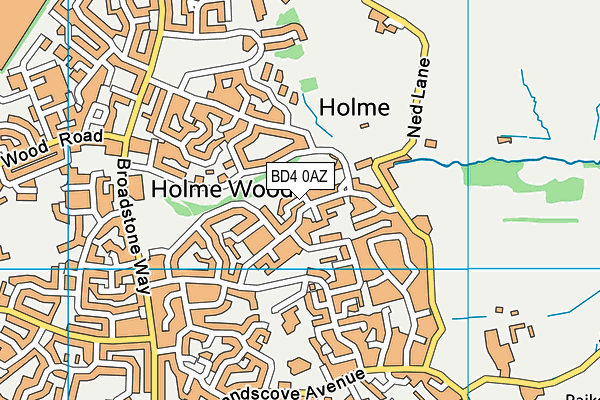 BD4 0AZ map - OS VectorMap District (Ordnance Survey) BD4 0AZ map - OS VectorMap District (Ordnance Survey)