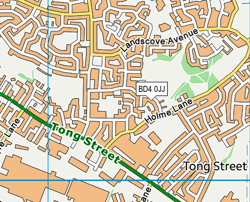 BD4 0JJ map - OS VectorMap District (Ordnance Survey) BD4 0JJ map - OS VectorMap District (Ordnance Survey)