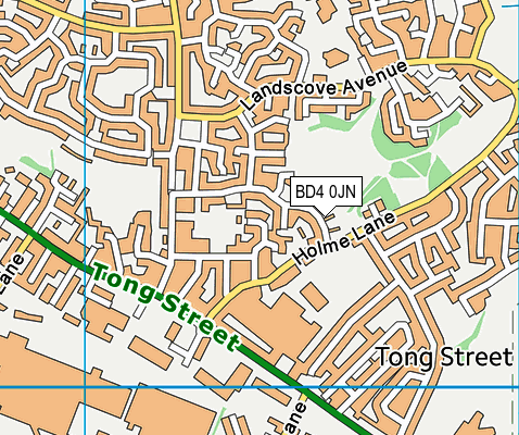 BD4 0JN map - OS VectorMap District (Ordnance Survey) BD4 0JN map - OS VectorMap District (Ordnance Survey)