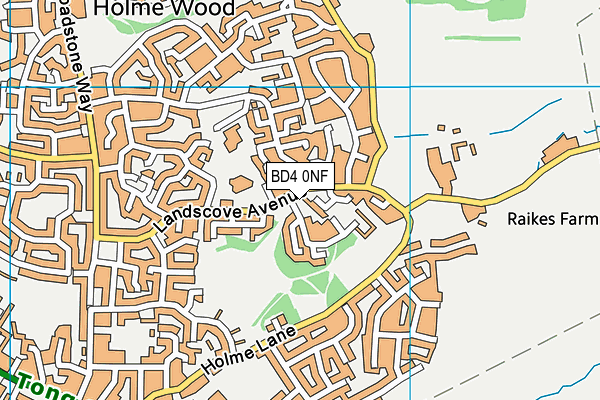 BD4 0NF map - OS VectorMap District (Ordnance Survey) BD4 0NF map - OS VectorMap District (Ordnance Survey)