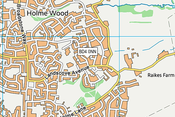 BD4 0NN map - OS VectorMap District (Ordnance Survey) BD4 0NN map - OS VectorMap District (Ordnance Survey)