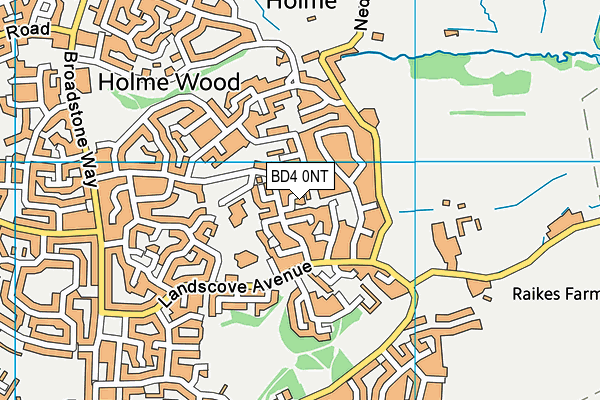 BD4 0NT map - OS VectorMap District (Ordnance Survey) BD4 0NT map - OS VectorMap District (Ordnance Survey)