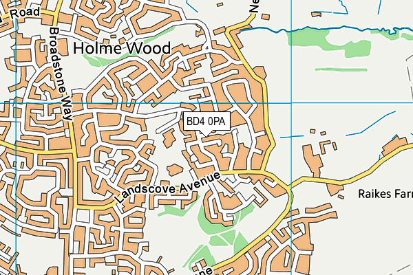 BD4 0PA map - OS VectorMap District (Ordnance Survey) BD4 0PA map - OS VectorMap District (Ordnance Survey)