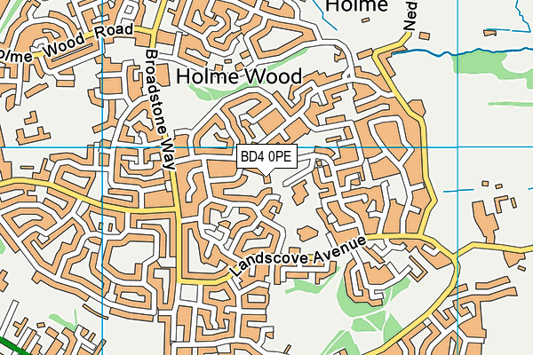 BD4 0PE map - OS VectorMap District (Ordnance Survey) BD4 0PE map - OS VectorMap District (Ordnance Survey)