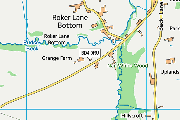 BD4 0RU map - OS VectorMap District (Ordnance Survey) BD4 0RU map - OS VectorMap District (Ordnance Survey)