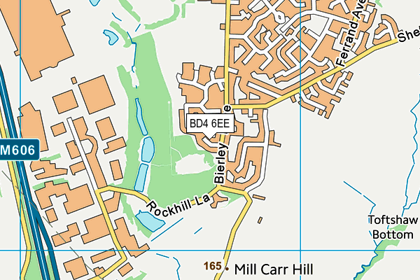 BD4 6EE map - OS VectorMap District (Ordnance Survey) BD4 6EE map - OS VectorMap District (Ordnance Survey)