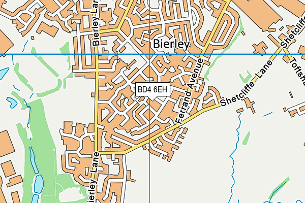 BD4 6EH map - OS VectorMap District (Ordnance Survey) BD4 6EH map - OS VectorMap District (Ordnance Survey)