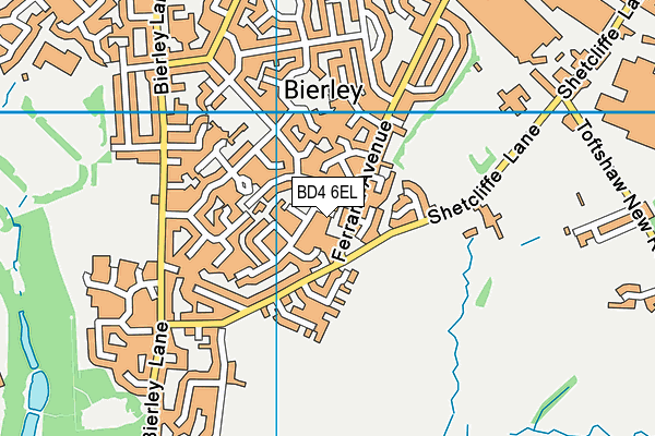 BD4 6EL map - OS VectorMap District (Ordnance Survey) BD4 6EL map - OS VectorMap District (Ordnance Survey)