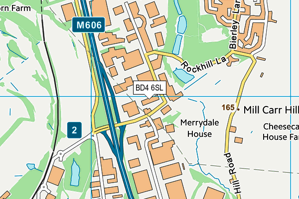 BD4 6SL map - OS VectorMap District (Ordnance Survey) BD4 6SL map - OS VectorMap District (Ordnance Survey)