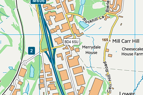 BD4 6SU map - OS VectorMap District (Ordnance Survey) BD4 6SU map - OS VectorMap District (Ordnance Survey)
