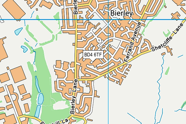 BD4 6TF map - OS VectorMap District (Ordnance Survey) BD4 6TF map - OS VectorMap District (Ordnance Survey)