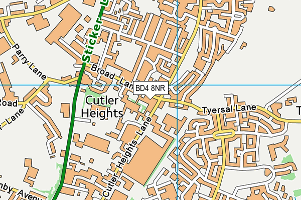 BD4 8NR map - OS VectorMap District (Ordnance Survey) BD4 8NR map - OS VectorMap District (Ordnance Survey)