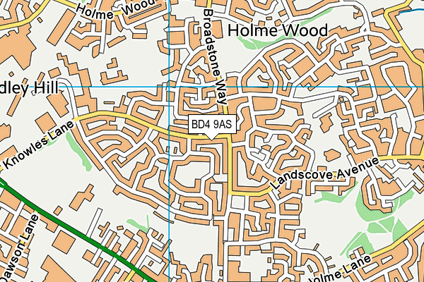 BD4 9AS map - OS VectorMap District (Ordnance Survey) BD4 9AS map - OS VectorMap District (Ordnance Survey)