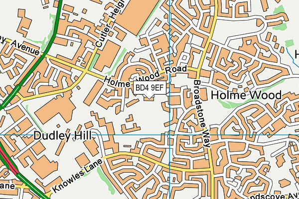 BD4 9EF map - OS VectorMap District (Ordnance Survey) BD4 9EF map - OS VectorMap District (Ordnance Survey)