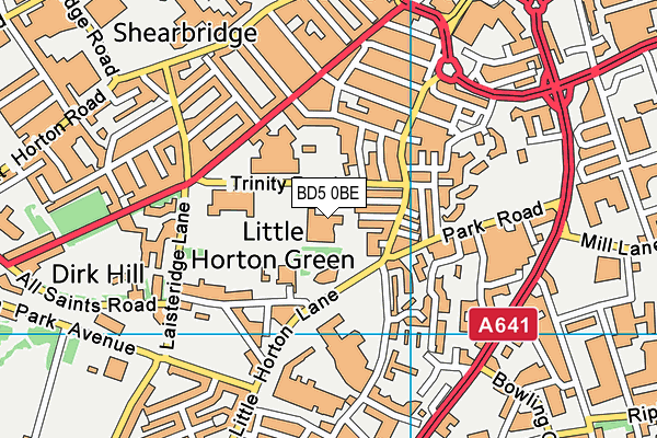 BD5 0BE map - OS VectorMap District (Ordnance Survey) BD5 0BE map - OS VectorMap District (Ordnance Survey)