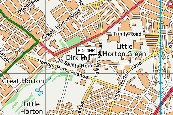 BD5 0HR map - OS VectorMap District (Ordnance Survey) BD5 0HR map - OS VectorMap District (Ordnance Survey)