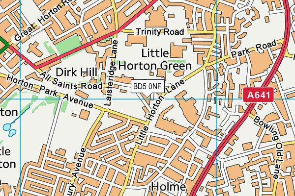 BD5 0NF map - OS VectorMap District (Ordnance Survey) BD5 0NF map - OS VectorMap District (Ordnance Survey)