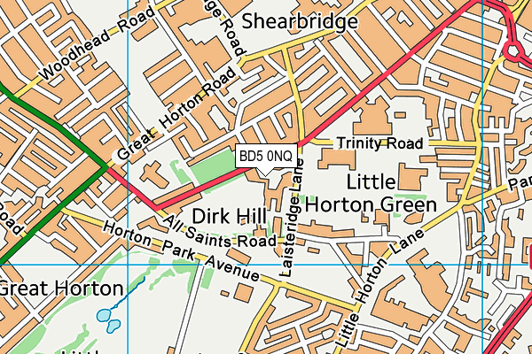 BD5 0NQ map - OS VectorMap District (Ordnance Survey) BD5 0NQ map - OS VectorMap District (Ordnance Survey)