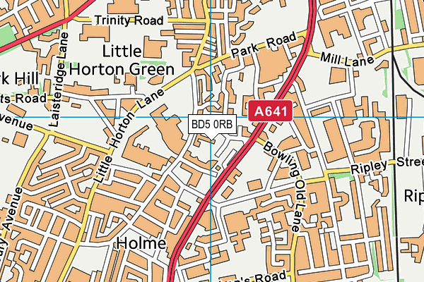 BD5 0RB map - OS VectorMap District (Ordnance Survey) BD5 0RB map - OS VectorMap District (Ordnance Survey)