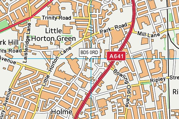 BD5 0RD map - OS VectorMap District (Ordnance Survey) BD5 0RD map - OS VectorMap District (Ordnance Survey)