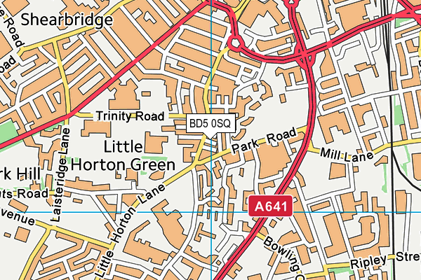 BD5 0SQ map - OS VectorMap District (Ordnance Survey) BD5 0SQ map - OS VectorMap District (Ordnance Survey)